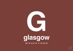 plakat: byplakat glasgow med koordinater - red pepper-Byer-A1two3