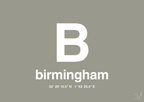 plakat: byplakat birmingham med koordinater - battleship gray-Byer-A1two3