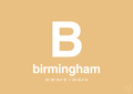plakat: byplakat birmingham med koordinater - charismatic-Byer-A1two3