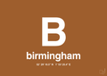 plakat: byplakat birmingham med koordinater - cognac-Byer-A1two3