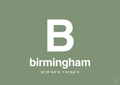 plakat: byplakat birmingham med koordinater - jade-Byer-A1two3
