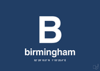 plakat: byplakat birmingham med koordinater - lapis blue-Byer-A1two3