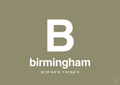 plakat: byplakat birmingham med koordinater - misty forrest-Byer-A1two3
