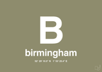 plakat: byplakat birmingham med koordinater - misty forrest-Byer-A1two3