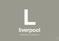 plakat: byplakat liverpool med koordinater - battleship gray-Byer-A1two3