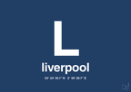 plakat: byplakat liverpool med koordinater - lapis blue-Byer-A1two3