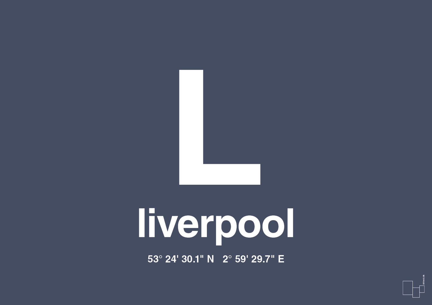 Byplakat liverpool med koordinater - petrol-Byer-A1two3