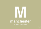 plakat: byplakat manchester med koordinater - back to nature-Byer-A1two3