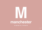 plakat: byplakat manchester med koordinater - bubble shell-Byer-A1two3