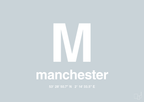plakat: byplakat manchester med koordinater - light drizzle-Byer-A1two3