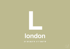 plakat: byplakat london med koordinater - back to nature-Byer-A1two3
