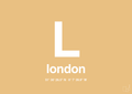 plakat: byplakat london med koordinater - charismatic-Byer-A1two3