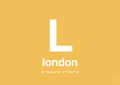 plakat: byplakat london med koordinater - honeycomb-Byer-A1two3