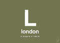 plakat: byplakat london med koordinater - secret meadow-Byer-A1two3