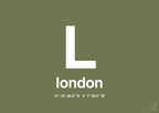 plakat: byplakat london med koordinater - secret meadow-Byer-A1two3