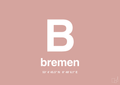 plakat: byplakat bremen med koordinater - bubble shell-Byer-A1two3