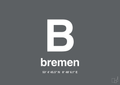 plakat: byplakat bremen med koordinater - graphic charcoal-Byer-A1two3