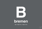 plakat: byplakat bremen med koordinater - graphic charcoal-Byer-A1two3
