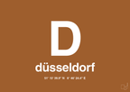 plakat: byplakat düsseldorf med koordinater - cognac-Byer-A1two3