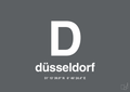 plakat: byplakat düsseldorf med koordinater - graphic charcoal-Byer-A1two3