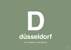 plakat: byplakat düsseldorf med koordinater - jade-Byer-A1two3