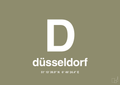 plakat: byplakat düsseldorf med koordinater - misty forrest-Byer-A1two3