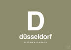 plakat: byplakat düsseldorf med koordinater - misty forrest-Byer-A1two3