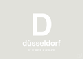 plakat: byplakat düsseldorf med koordinater - painters white-Byer-A1two3