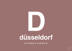plakat: byplakat düsseldorf med koordinater - plum-Byer-A1two3