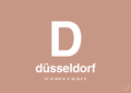 plakat: byplakat düsseldorf med koordinater - powder-Byer-A1two3