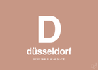 plakat: byplakat düsseldorf med koordinater - powder-Byer-A1two3