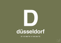 plakat: byplakat düsseldorf med koordinater - secret meadow-Byer-A1two3