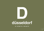 plakat: byplakat düsseldorf med koordinater - secret meadow-Byer-A1two3
