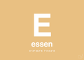 plakat: byplakat essen med koordinater - charismatic-Byer-A1two3