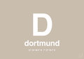 plakat: byplakat dortmund med koordinater - creamy mushroom-Byer-A1two3