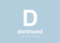 plakat: byplakat dortmund med koordinater - heavenly blue-Byer-A1two3