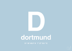 plakat: byplakat dortmund med koordinater - heavenly blue-Byer-A1two3