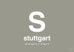 plakat: byplakat stuttgart med koordinater - battleship gray-Byer-A1two3