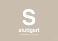 plakat: byplakat stuttgart med koordinater - creamy mushroom-Byer-A1two3