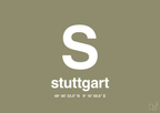 plakat: byplakat stuttgart med koordinater - misty forrest-Byer-A1two3