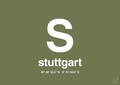 plakat: byplakat stuttgart med koordinater - secret meadow-Byer-A1two3