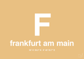 plakat: byplakat frankfurt am main med koordinater - charismatic-Byer-A1two3