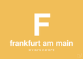 plakat: byplakat frankfurt am main med koordinater - honeycomb-Byer-A1two3