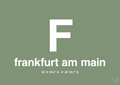 plakat: byplakat frankfurt am main med koordinater - jade-Byer-A1two3