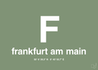 plakat: byplakat frankfurt am main med koordinater - jade-Byer-A1two3