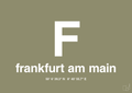 plakat: byplakat frankfurt am main med koordinater - misty forrest-Byer-A1two3