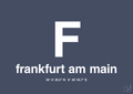 Byplakat frankfurt am main med koordinater - petrol-Byer-A1two3