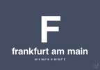 Byplakat frankfurt am main med koordinater - petrol-Byer-A1two3