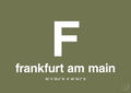 plakat: byplakat frankfurt am main med koordinater - secret meadow-Byer-A1two3