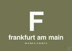 plakat: byplakat frankfurt am main med koordinater - secret meadow-Byer-A1two3